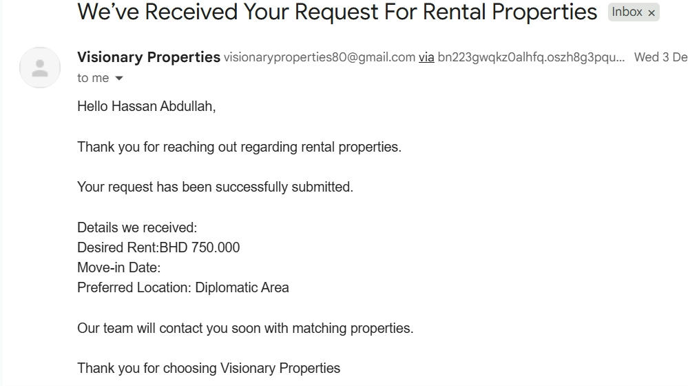 Lead Autoresponse Rule