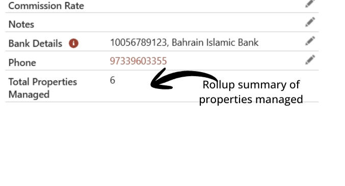 Total properties Agent is assigned to